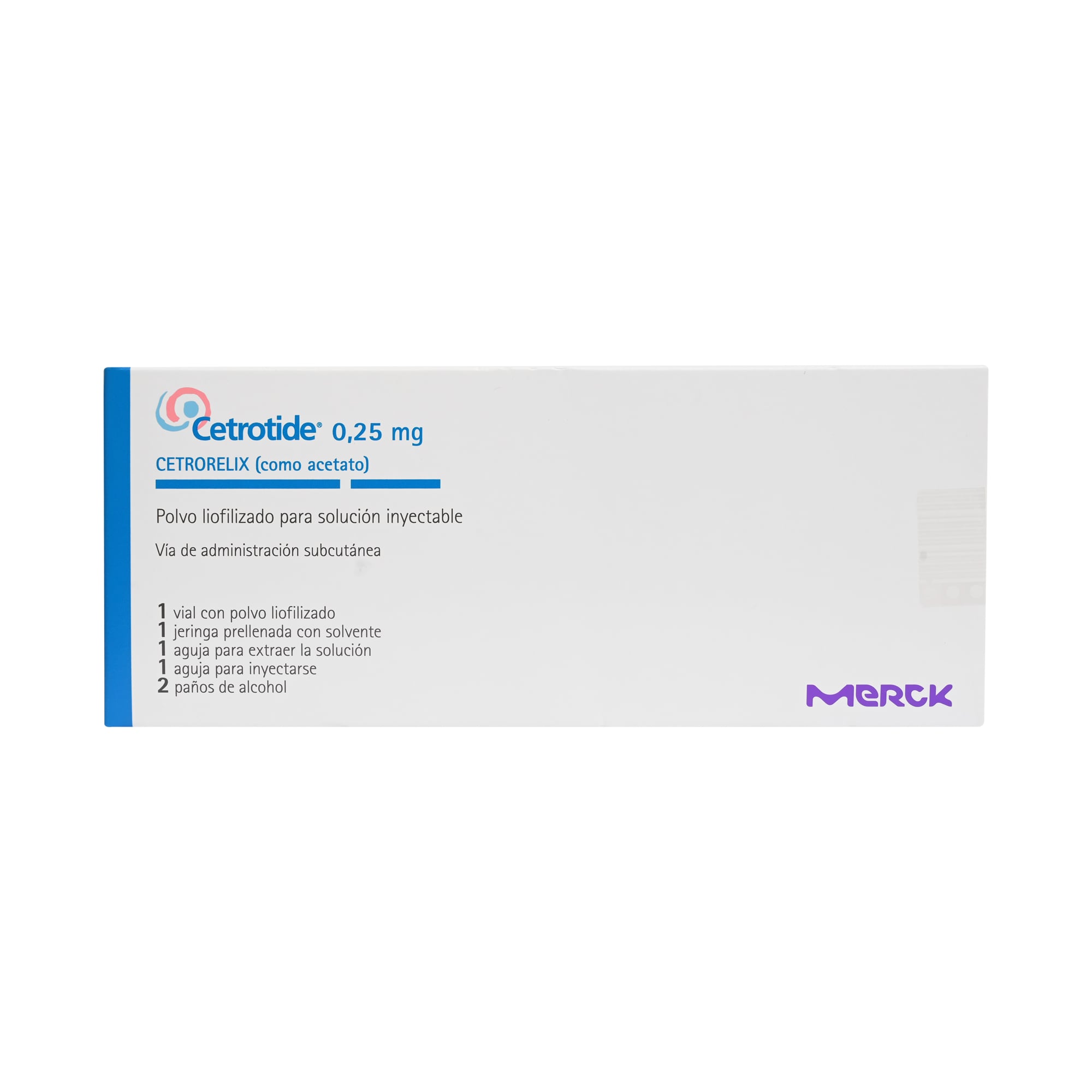 CETROTIDE LIOFILIZADO PARA SOLUCIÓN INYECTABLE 0,25 mg CON SOLVENTE