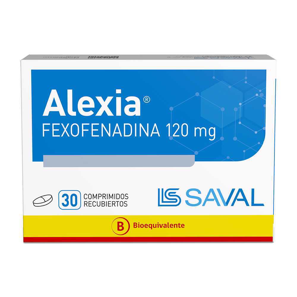 Alexia Fexofenadina 120 mg 30 Comprimidos