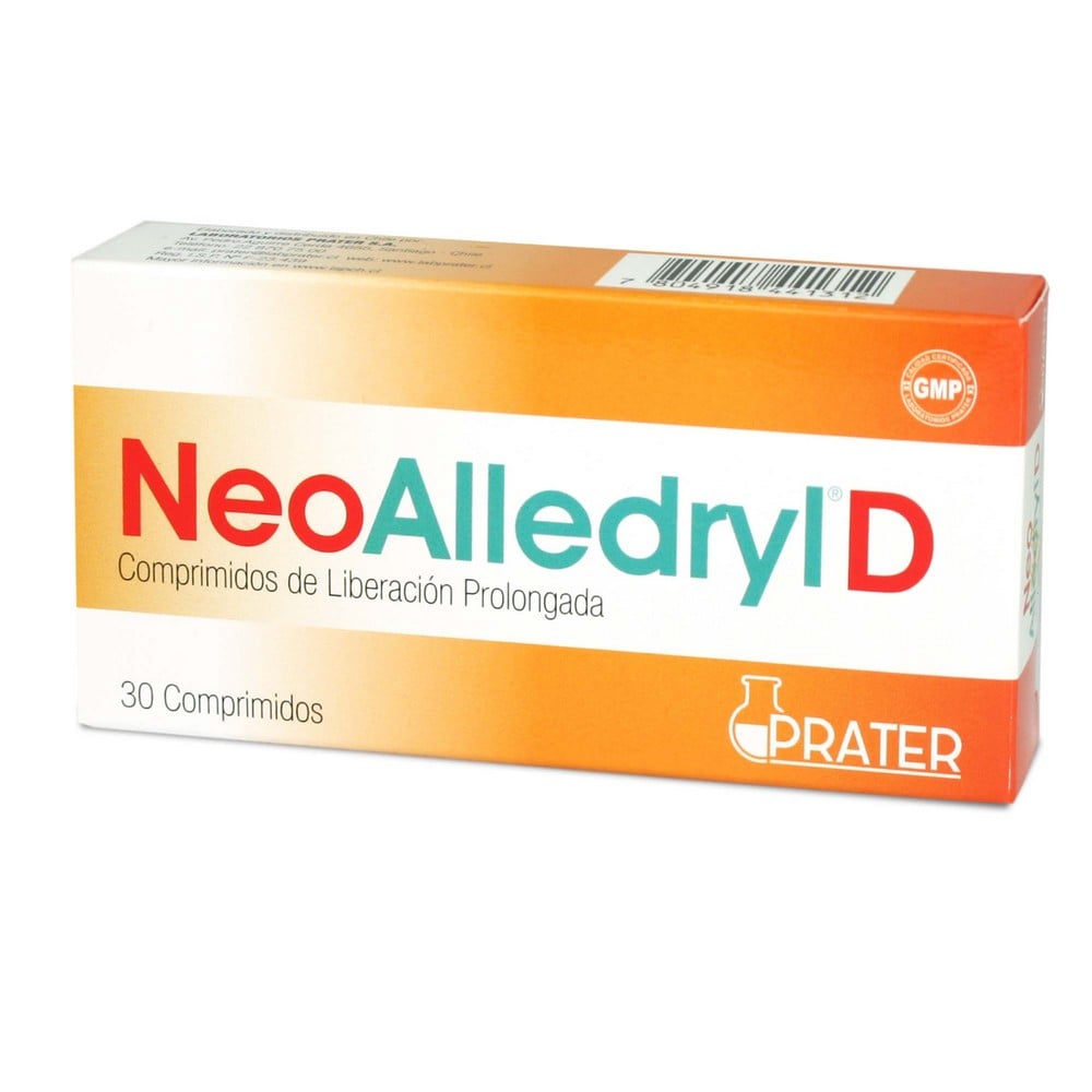 Neo Alledryl D Desloratadina 25 mg 30 Comprimidos