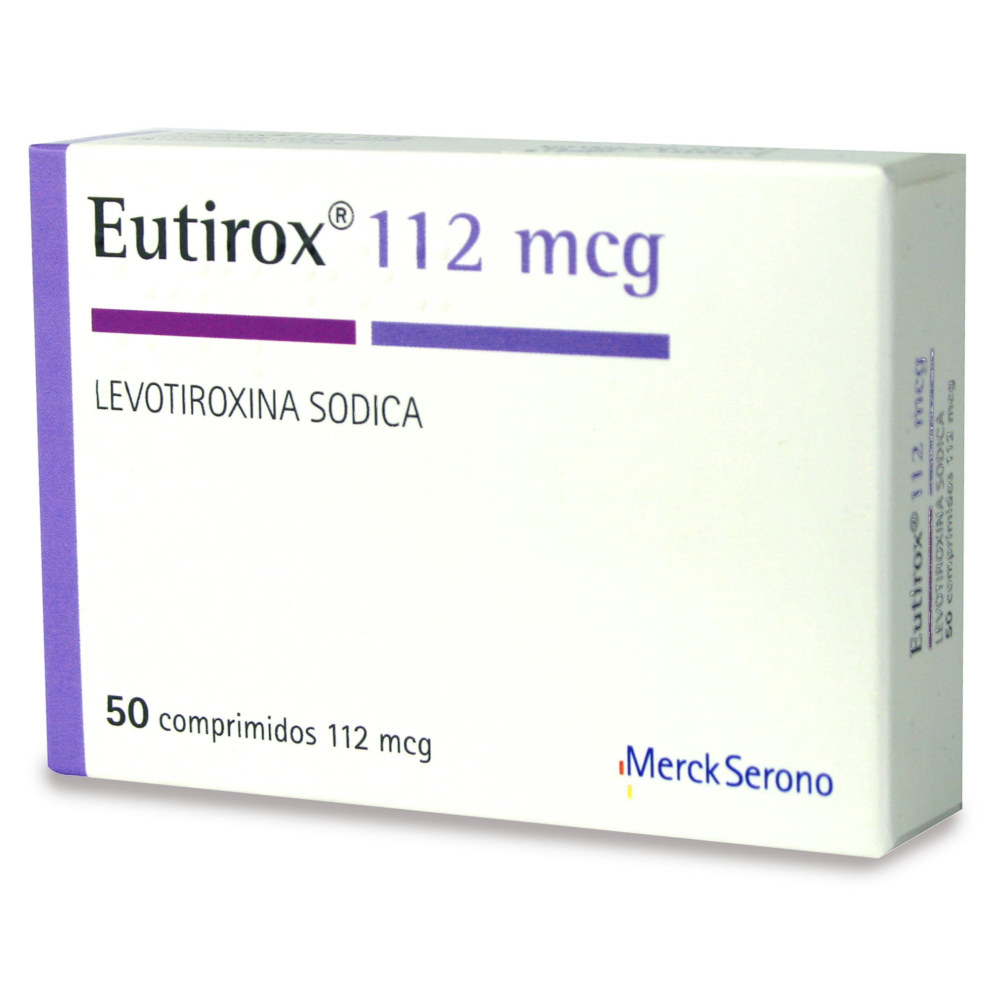 Eutirox 112 Levotiroxina 112 mcg 50 Comprimidos