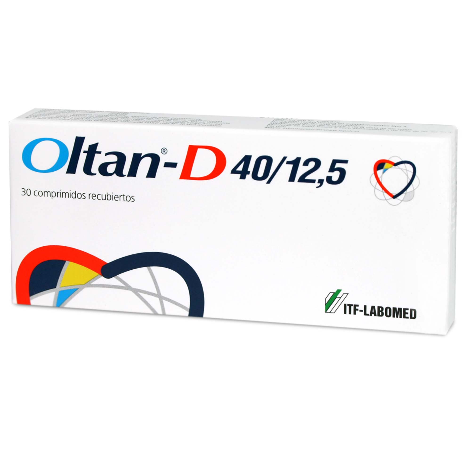 Oltan-D Olmesartan 40 mg 30 Comprimidos Recubierto