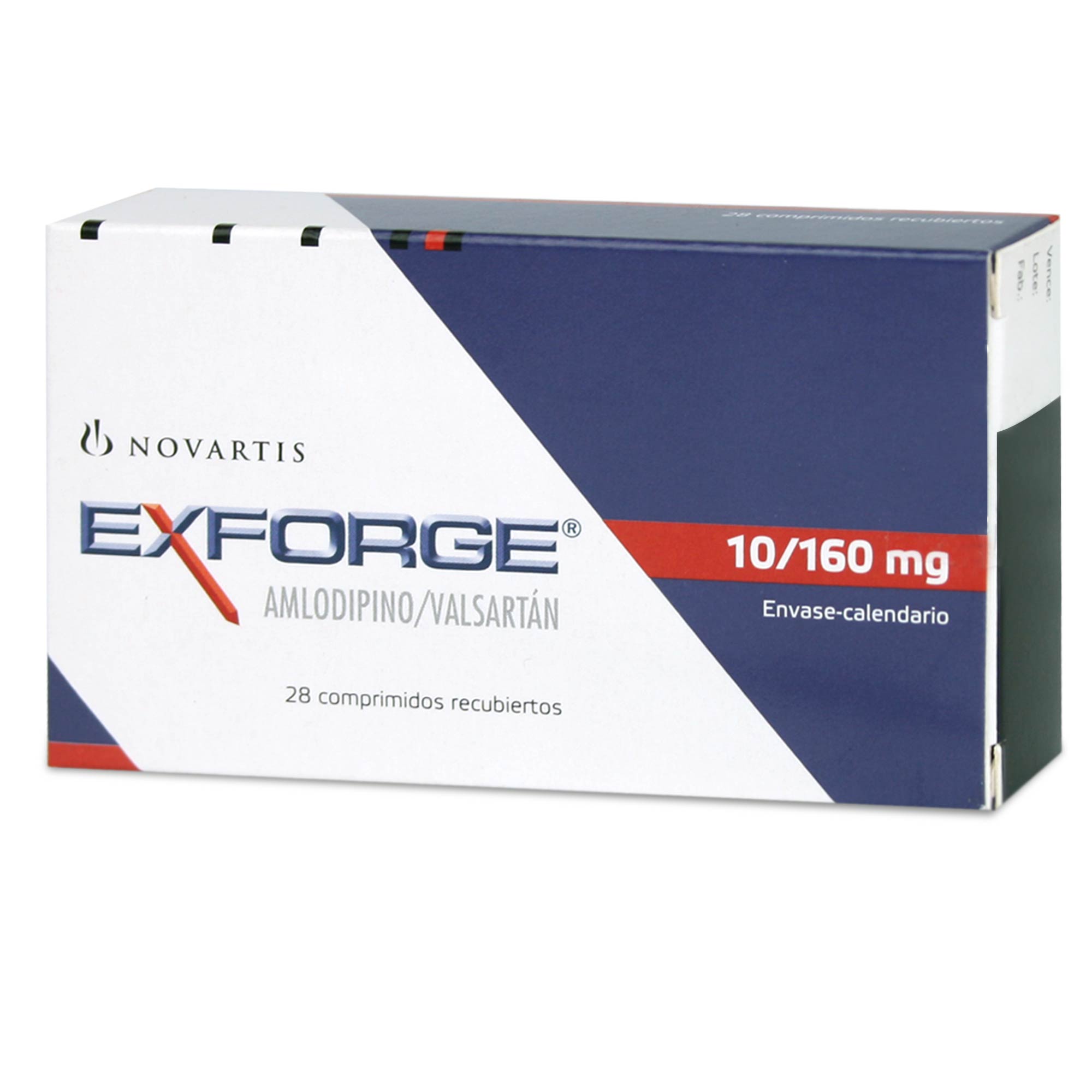 Exforge 10/160 AmLodipino 10 mg 28 Comprimidos