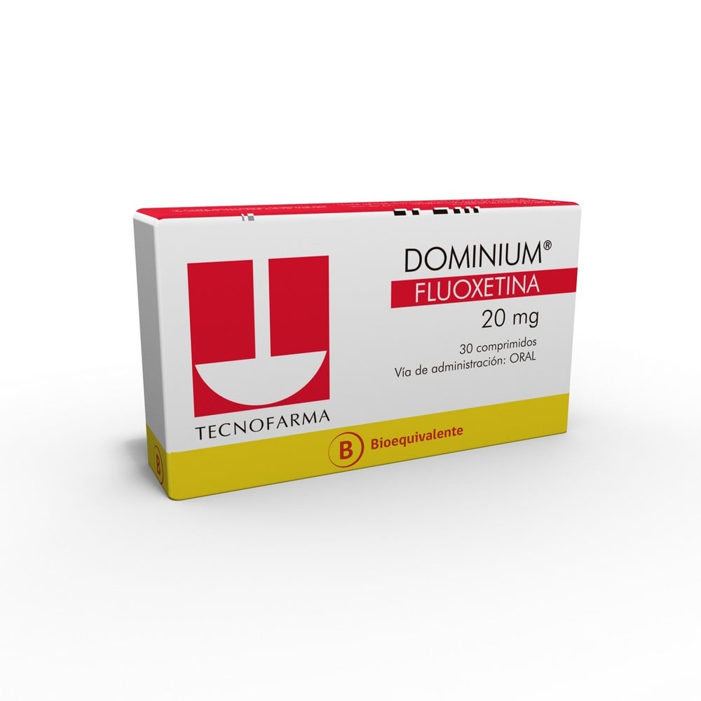Dominium Fluoxetina 20 mg 30 Comprimidos