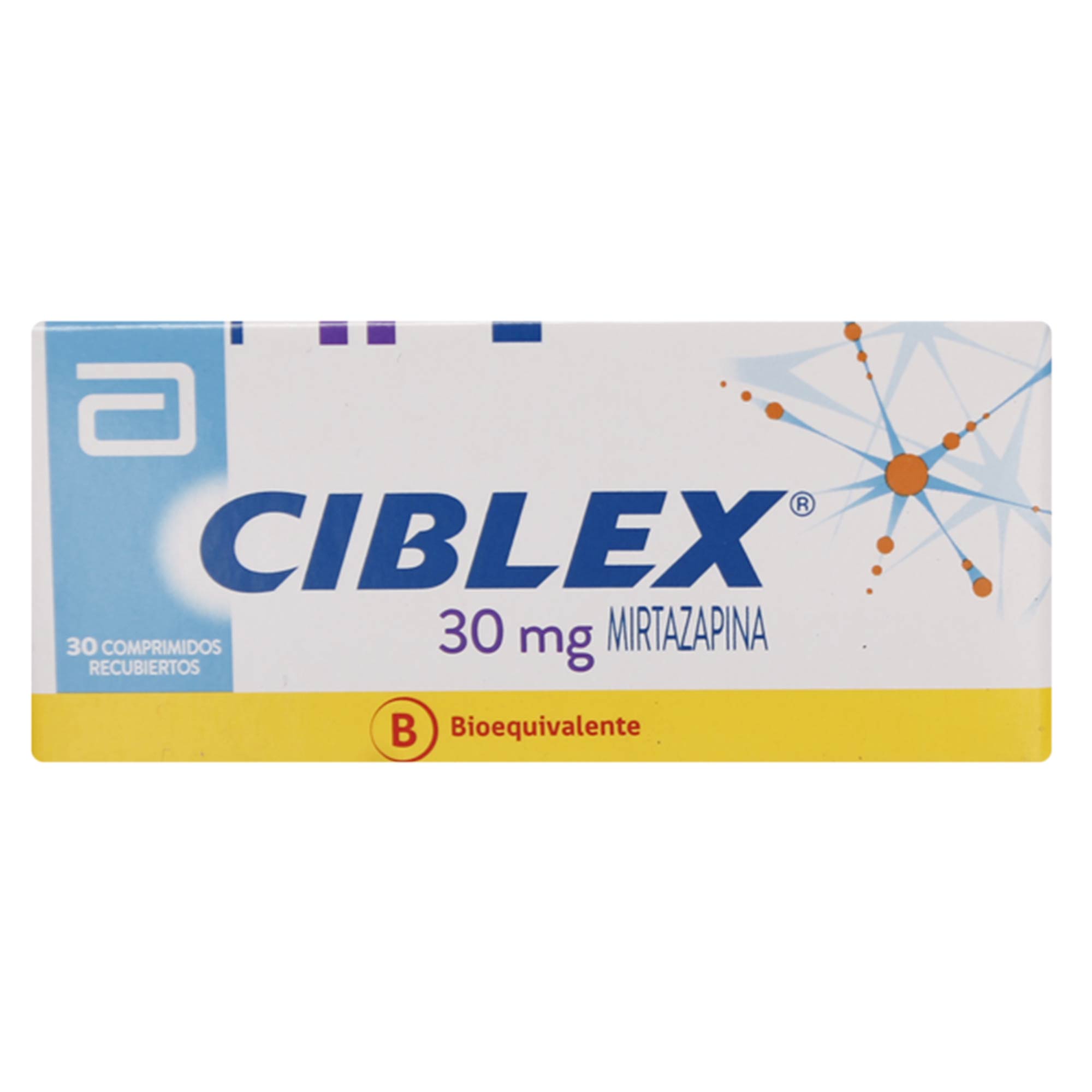 Ciblex Mirtazapina 30 mg 30 Comprimidos Recubierto