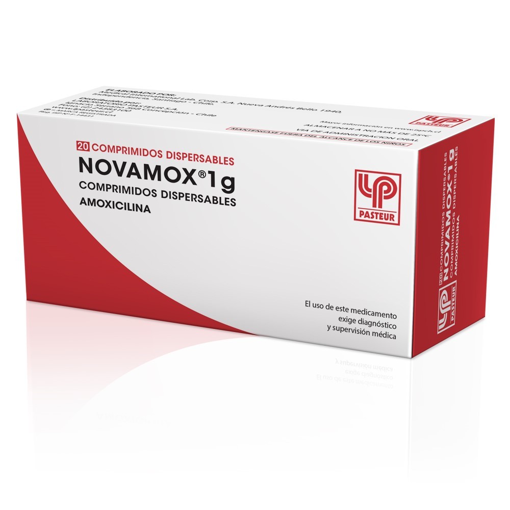 Novamox Amoxicilina 1000 mg 20 Comprimidos