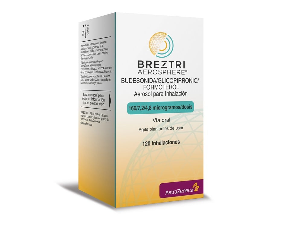 Breztri Aerosphere Inhalación 120 Dosis