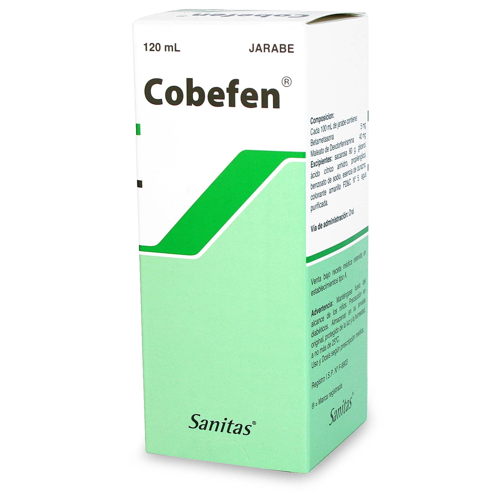 Cobefen Betametasona 2 mg Jarabe 120 mL