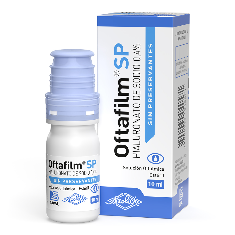 Oftafilm SP Hialuronato De Sodio 0,4% Solución Oftálmica 10 mL