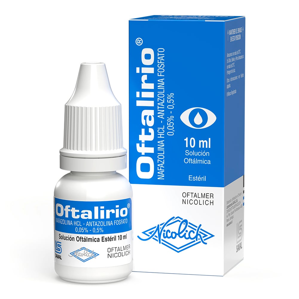 Oftalirio Antazolina 0,05 Solución Oftálmica 10 mL