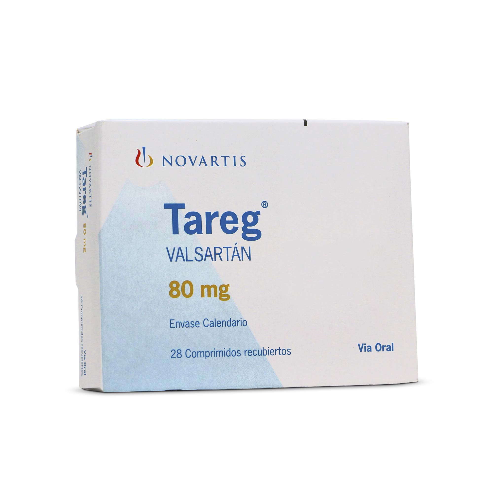 TAREG COMPRIMIDOS RECUBIERTOS 80 mg (VALSARTÁN)