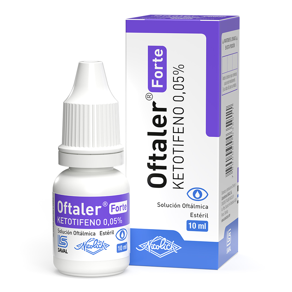 Oftaler Ketotifeno 0,05% Solución Oftálmica 10 mL
