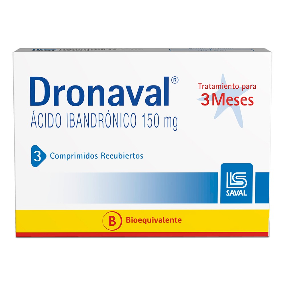 Dronaval Acido Ibandronico 150 mg 3 Comprimidos