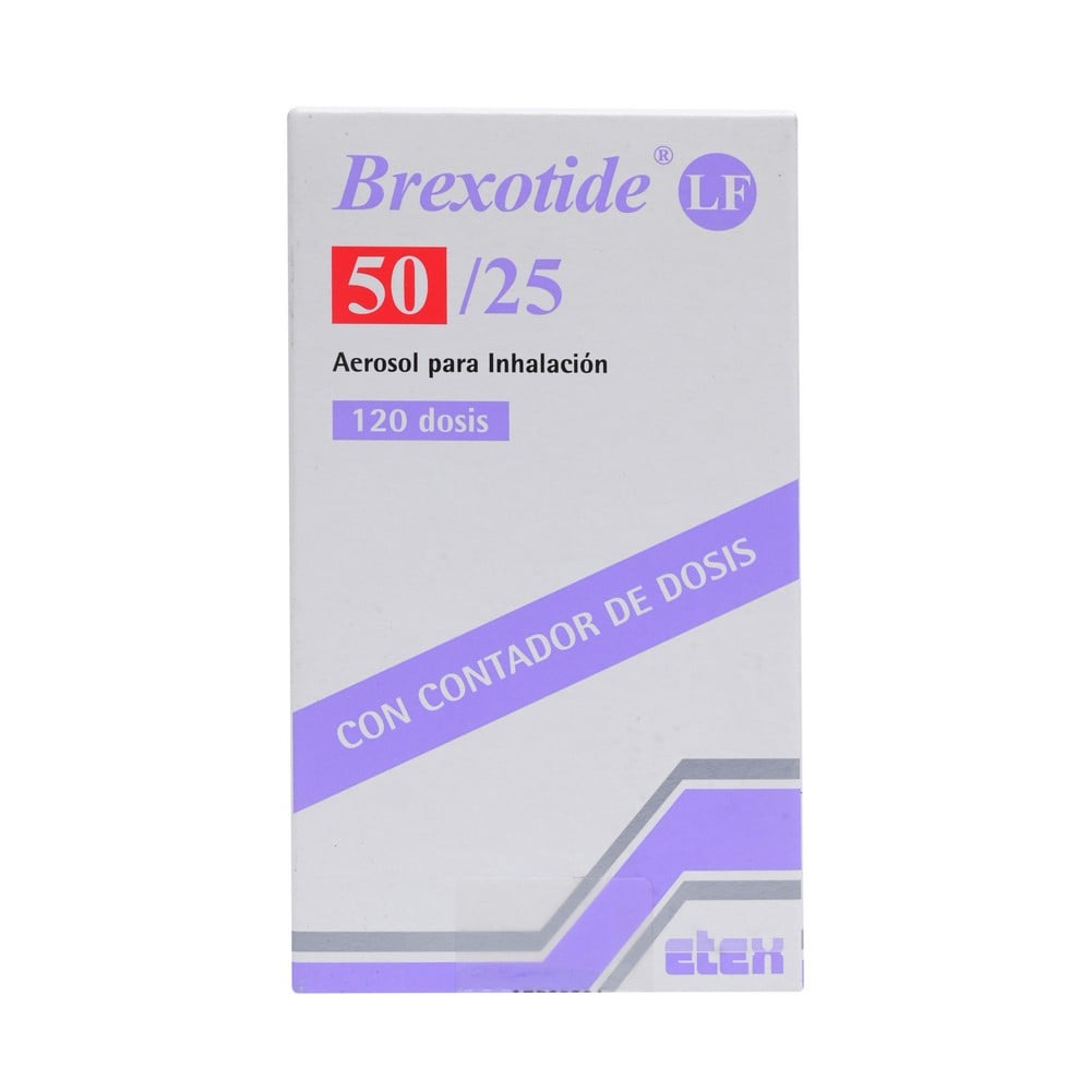 Brexotide LF Salmeterol 25 mcg Inhalador Bucal 120 Dosis
