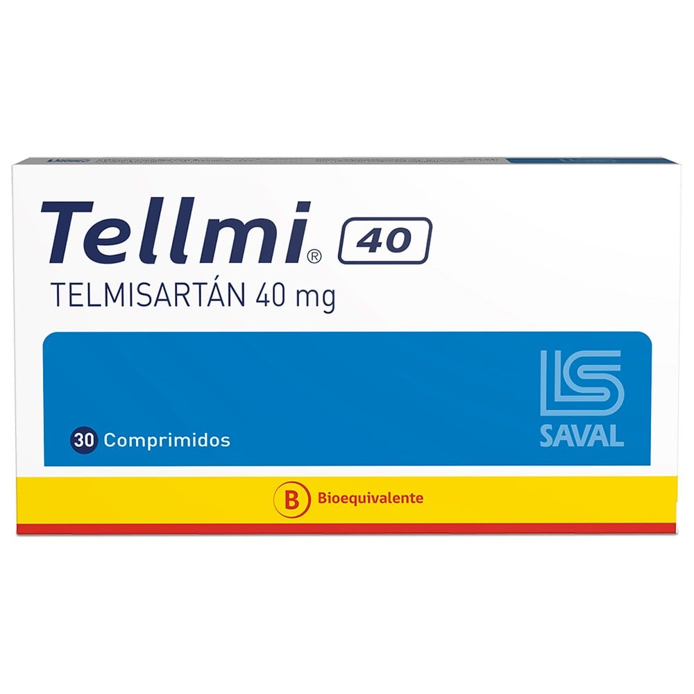 Tellmi 40 Telmisartan 40 mg 30 Comprimidos
