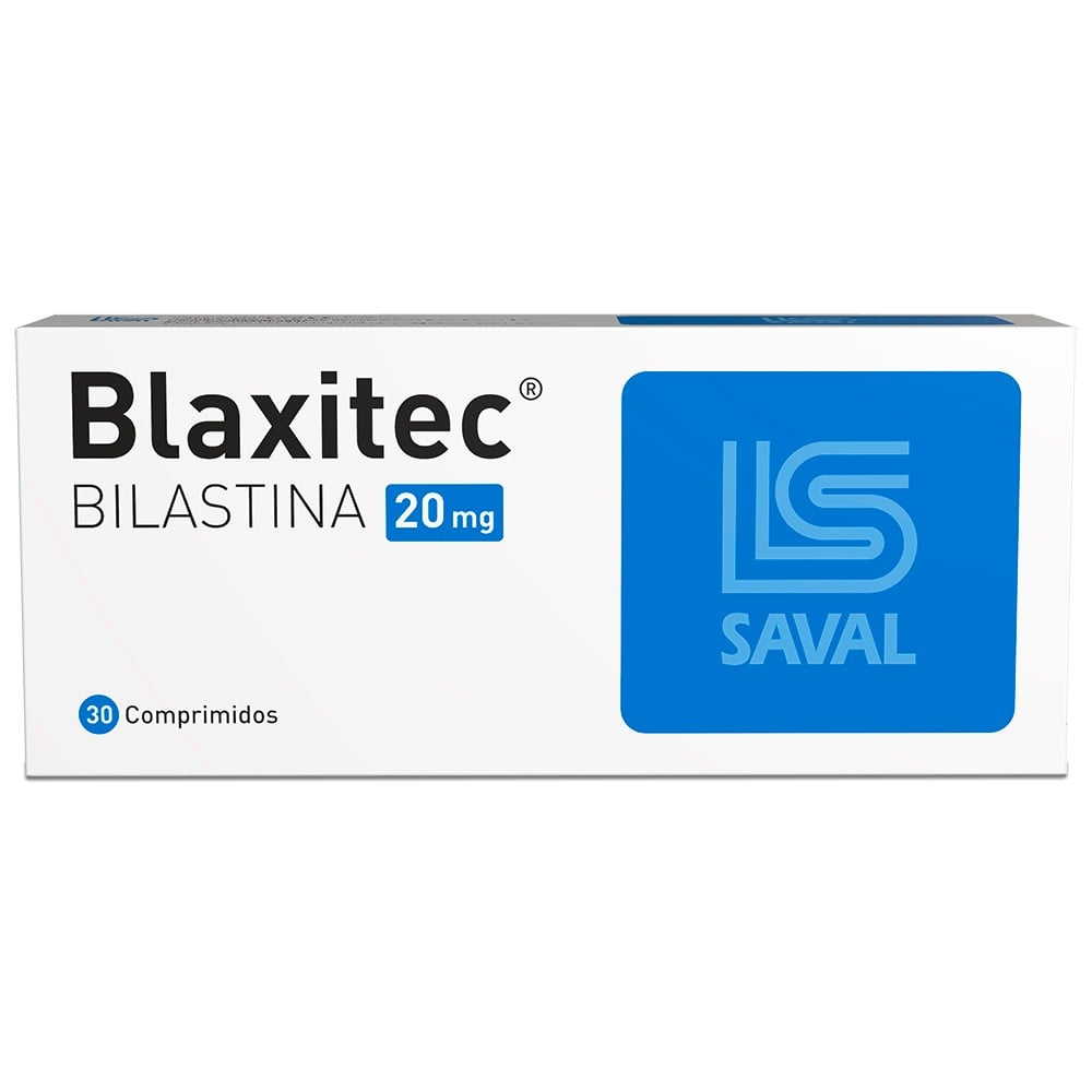 Blaxitec Bilastina 20 mg 30 Comprimidos