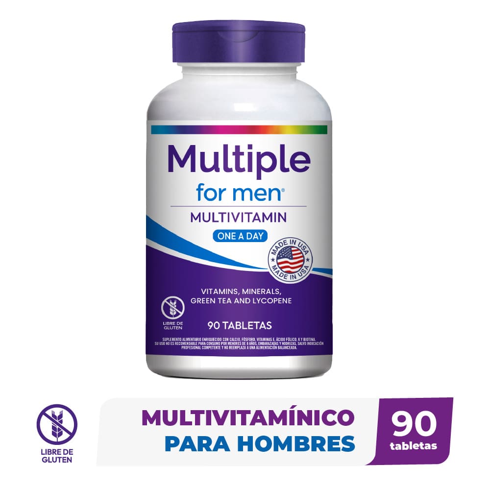 Multivitamínico Multiple for Men 90 comprimidos