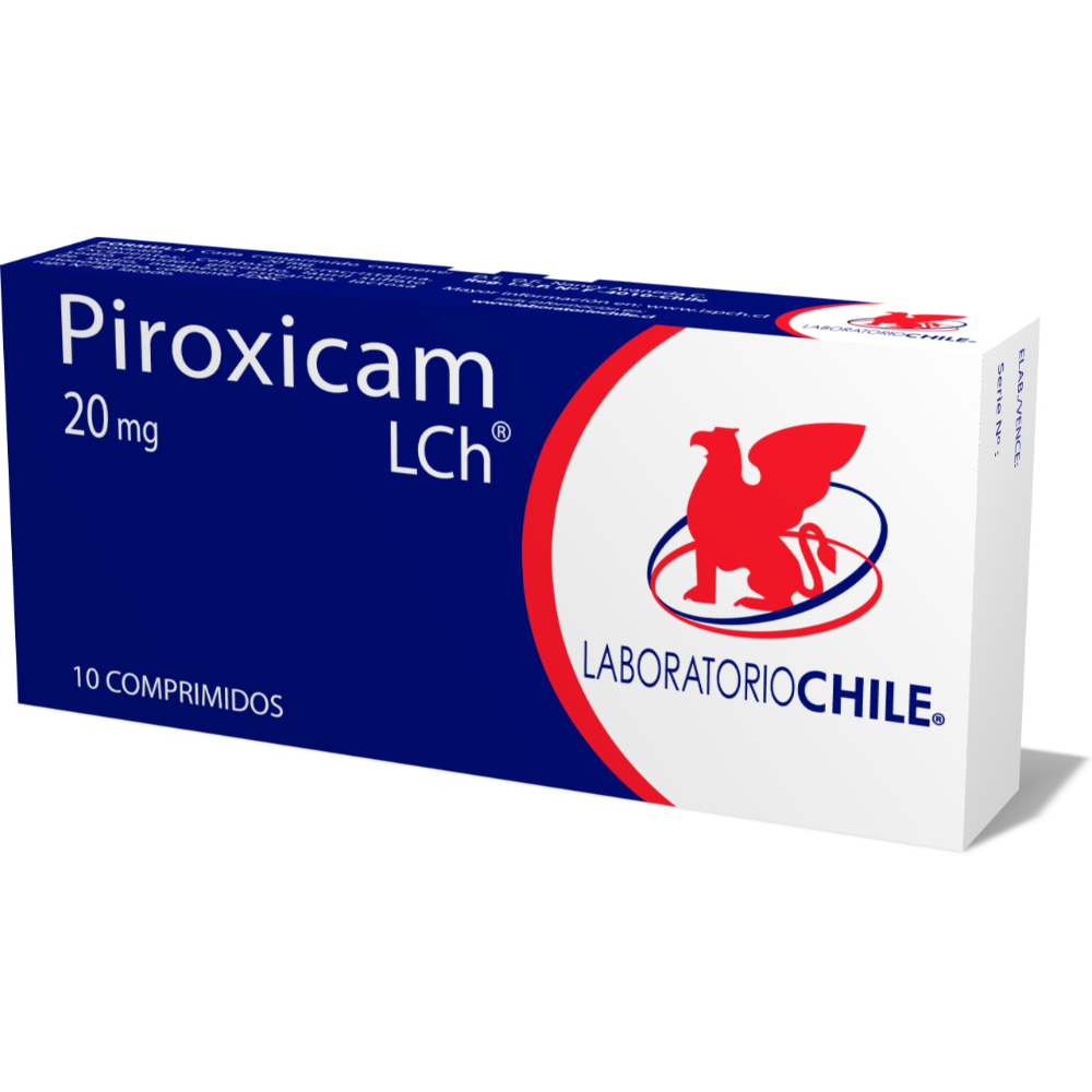 Piroxicam 20 mg 10 Comprimidos