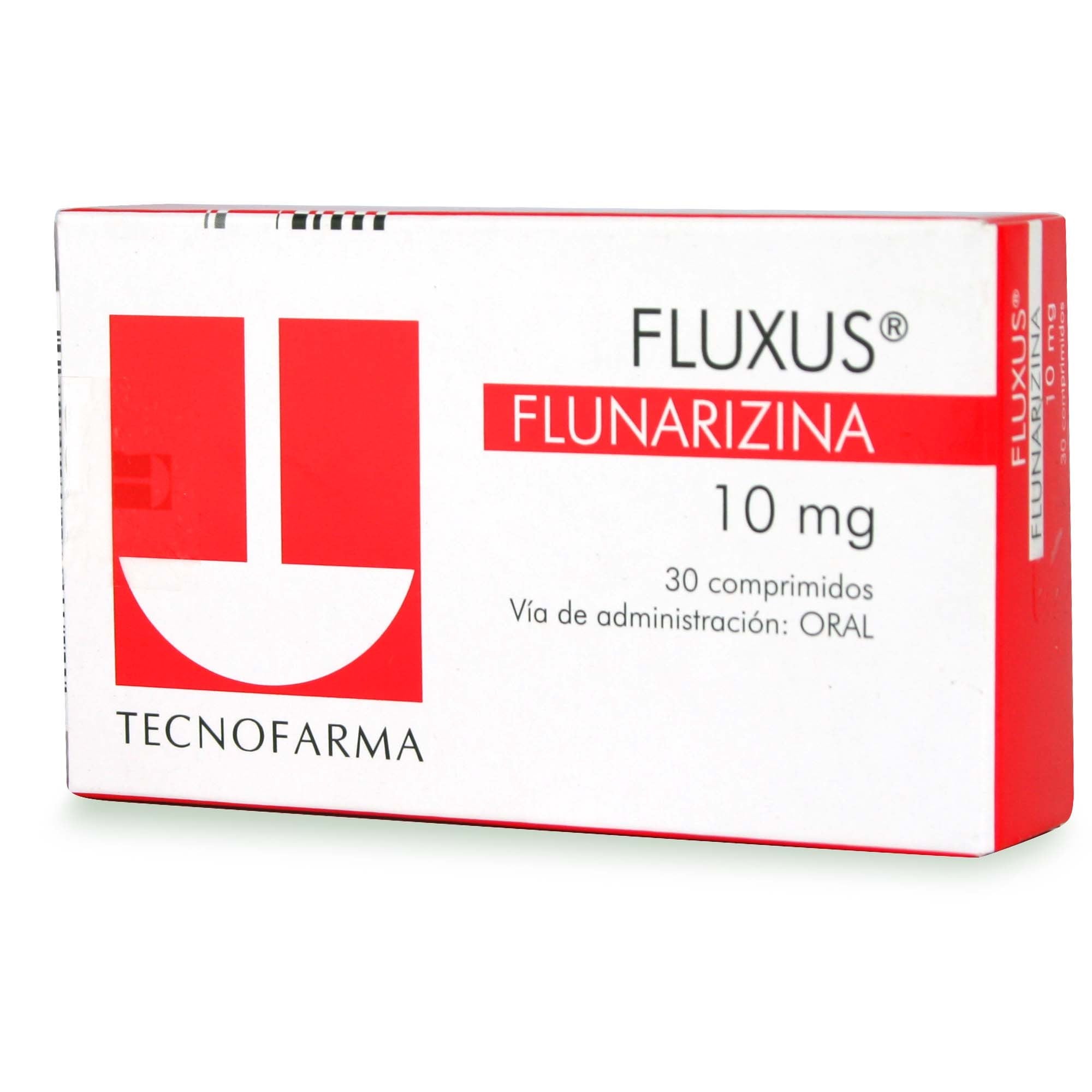 Fluxus Flunarizina 10 mg 30 Comprimidos