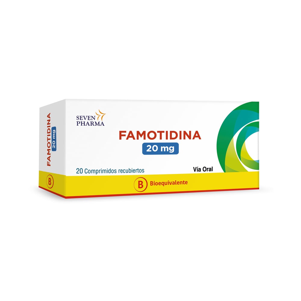 Famotidina 20 mg 20 Comprimidos
