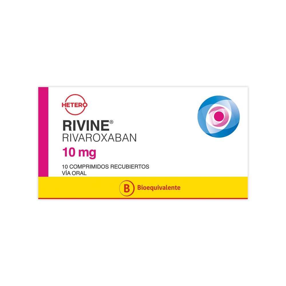 RIVINE COMPRIMIDOS RECUBIERTOS 10 mg (RIVAROXABAN)
