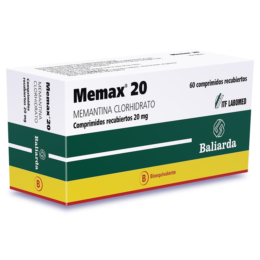 MEMAX 20 COMPRIMIDOS RECUBIERTOS 20 mg