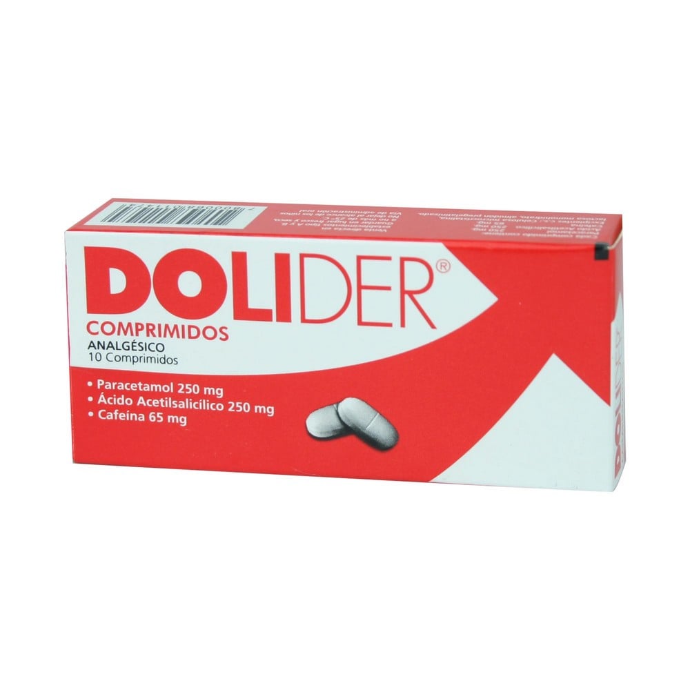 Dolider Ácido Acetilsalicilico 65 mg 10 Comprimidos