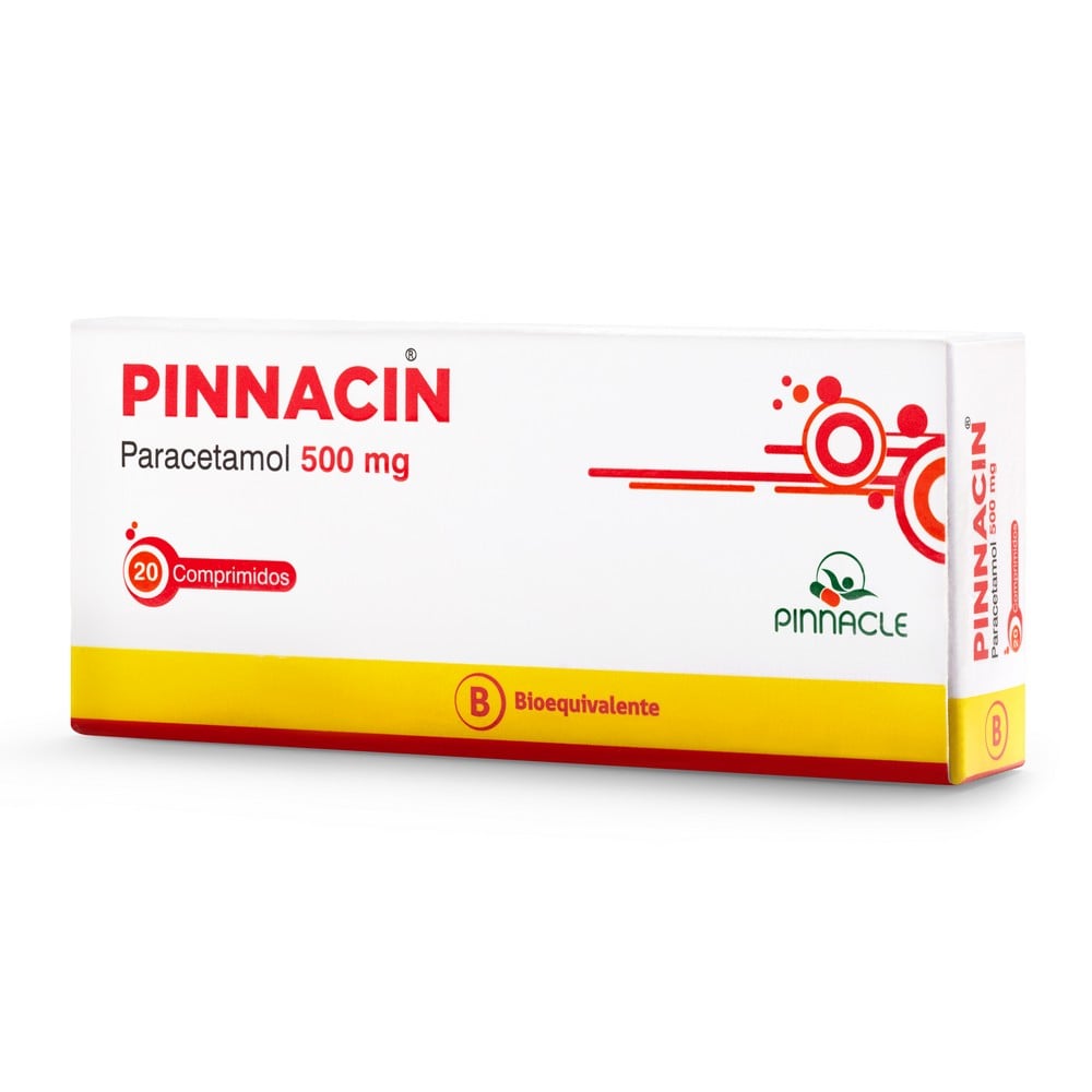 Pinnacin 500 mg 20 Comprimidos