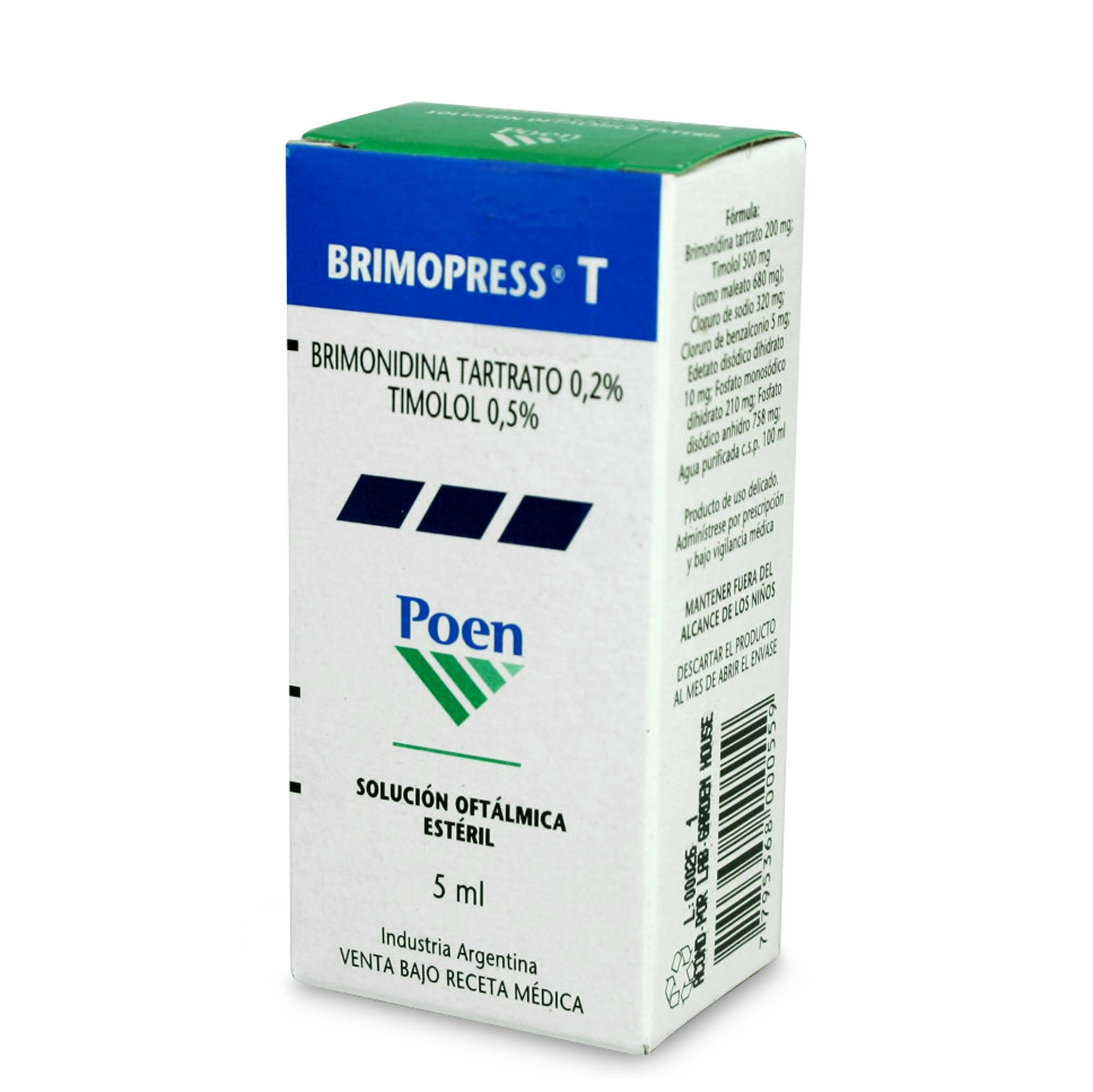 BRIMOPRESS SOLUCIÓN OFTÁLMICA 0,2% (BRIMONIDINA)