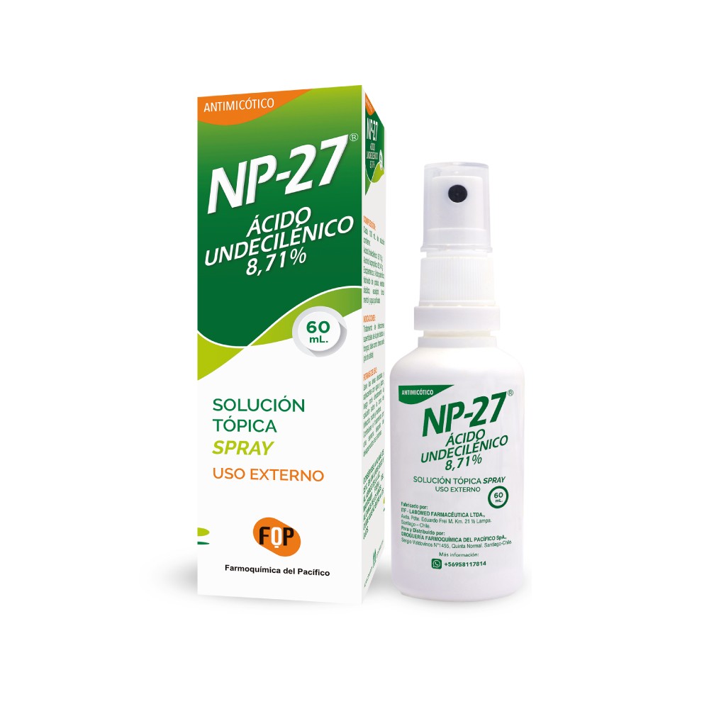 Ácido Undecilénico 8,71 mg Spray 60 mL