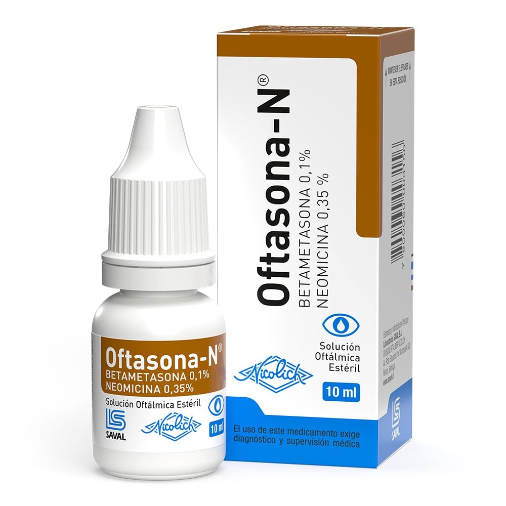 Oftasona-N Betametasona 0,35 Solución Oftálmica 10 mL