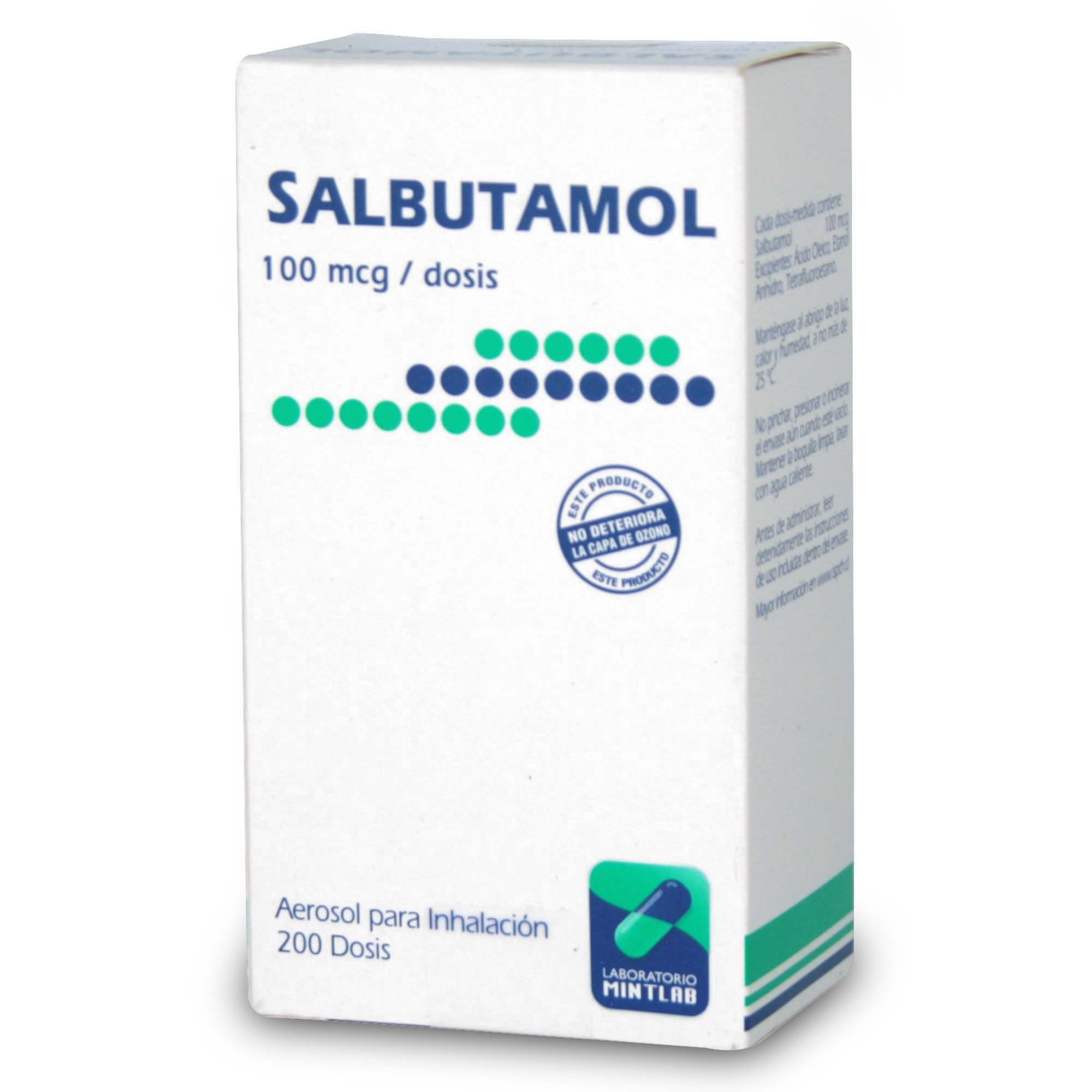 SALBUTAMOL LF AEROSOL PARA INHALACIÓN 100 mcg/dosis
