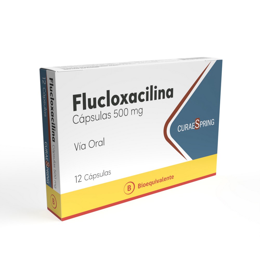 Flucloxacilina Cápsulas 500 mg 12 Comprimidos