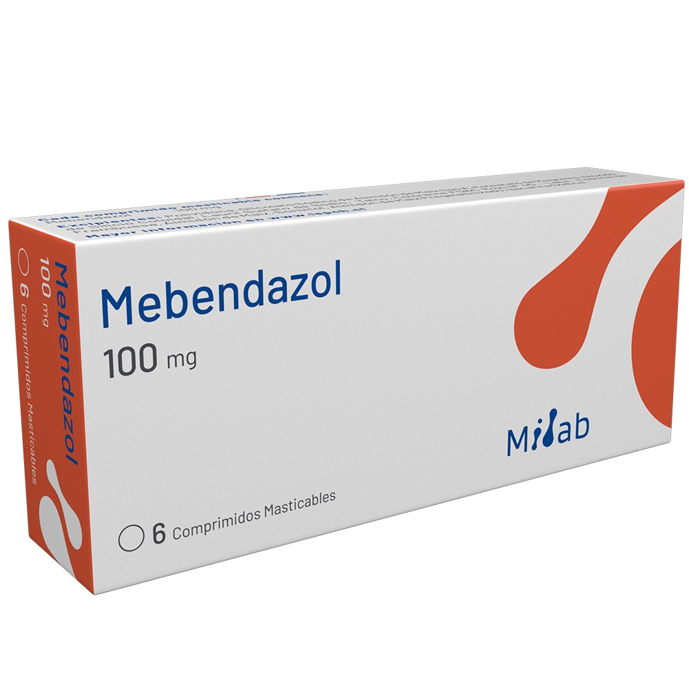 Mebendazol 100 mg 6 Comprimidos
