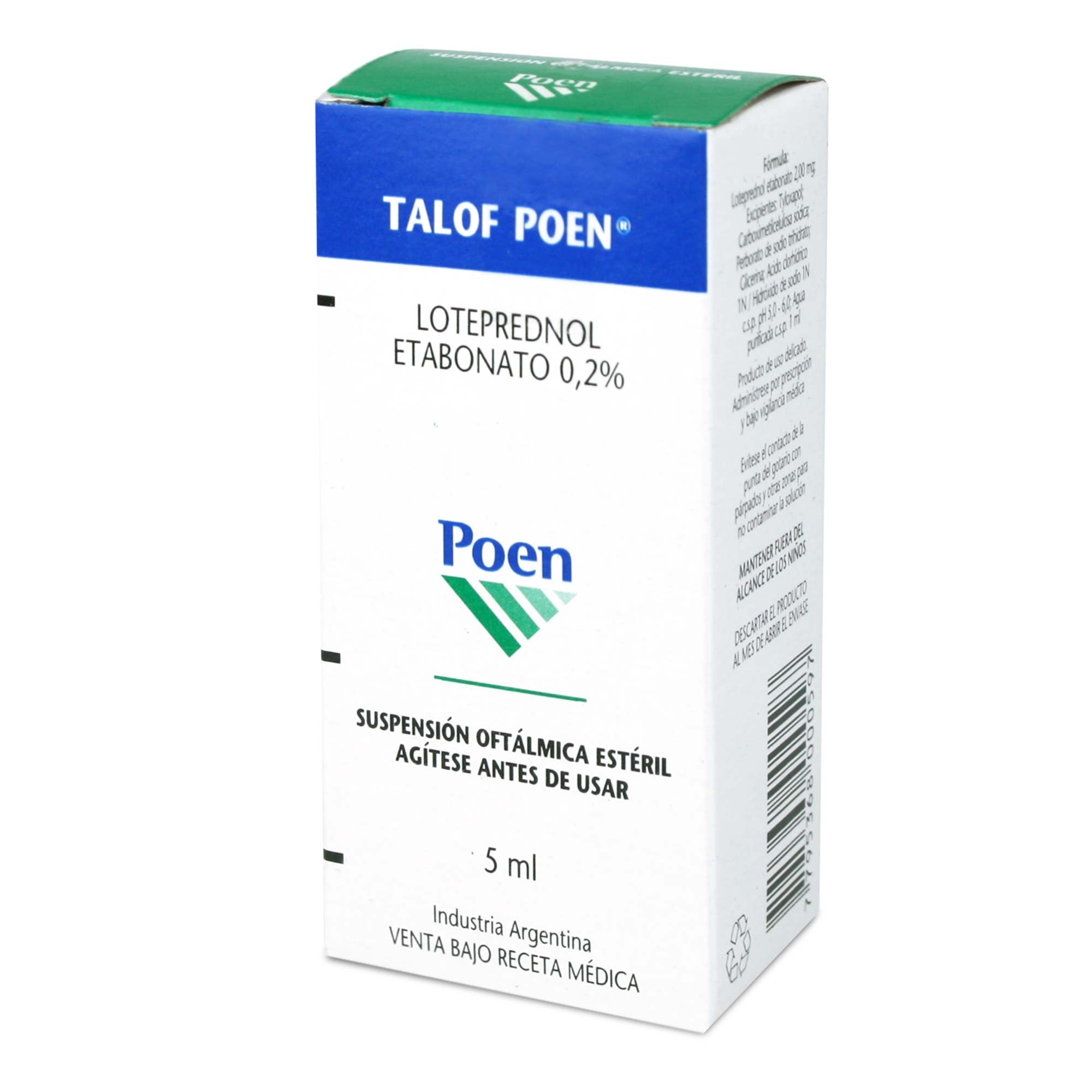 Talof Loteprednol Etabonato 0,2% Solución Oftálmica 5 mL
