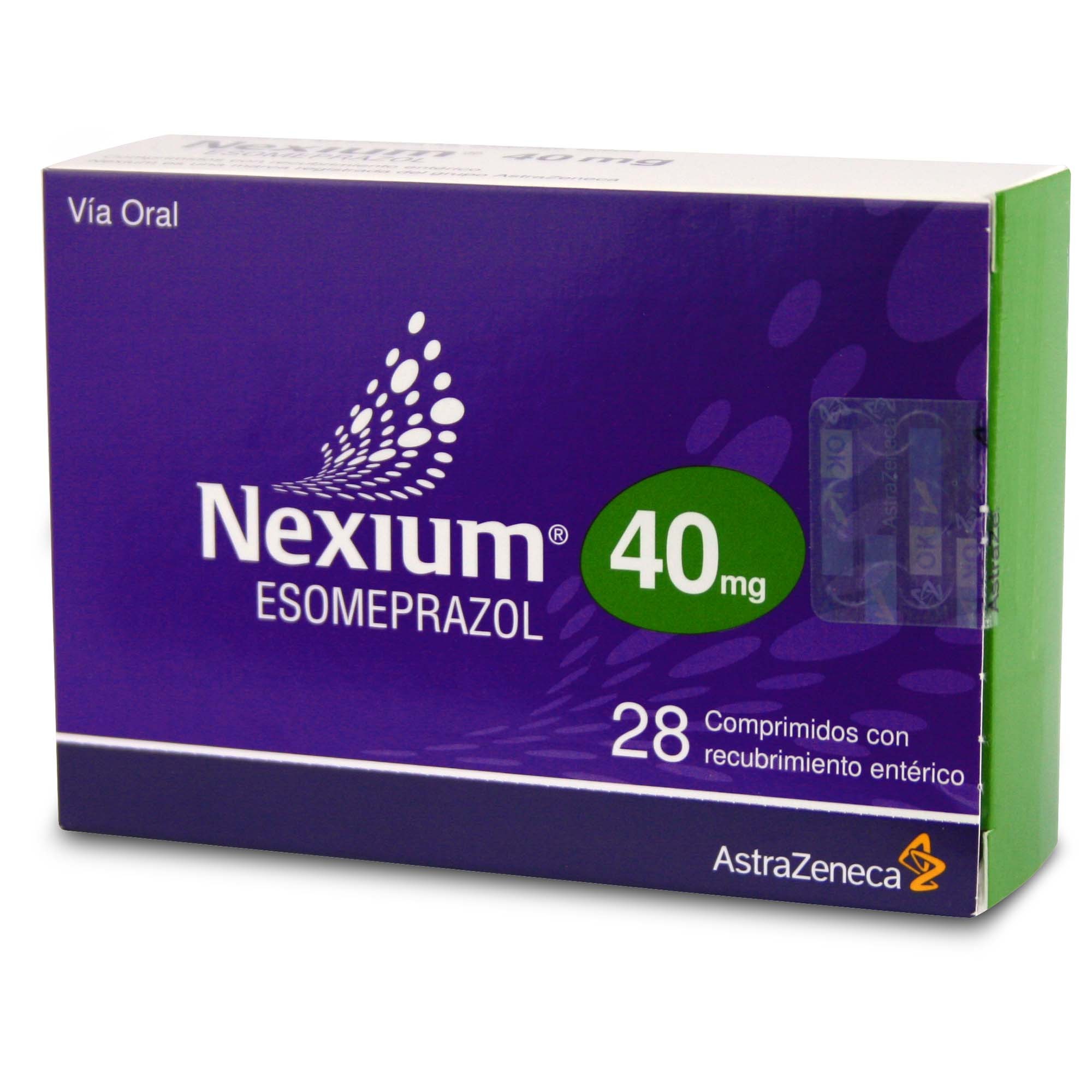 Nexium Esomeprazol 40 mg 28 Comprimidos Recubiertos