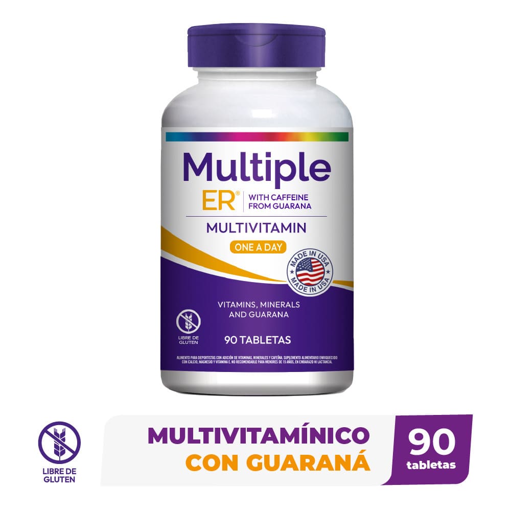 Multivitamínico Multiple ER 90 comprimidos