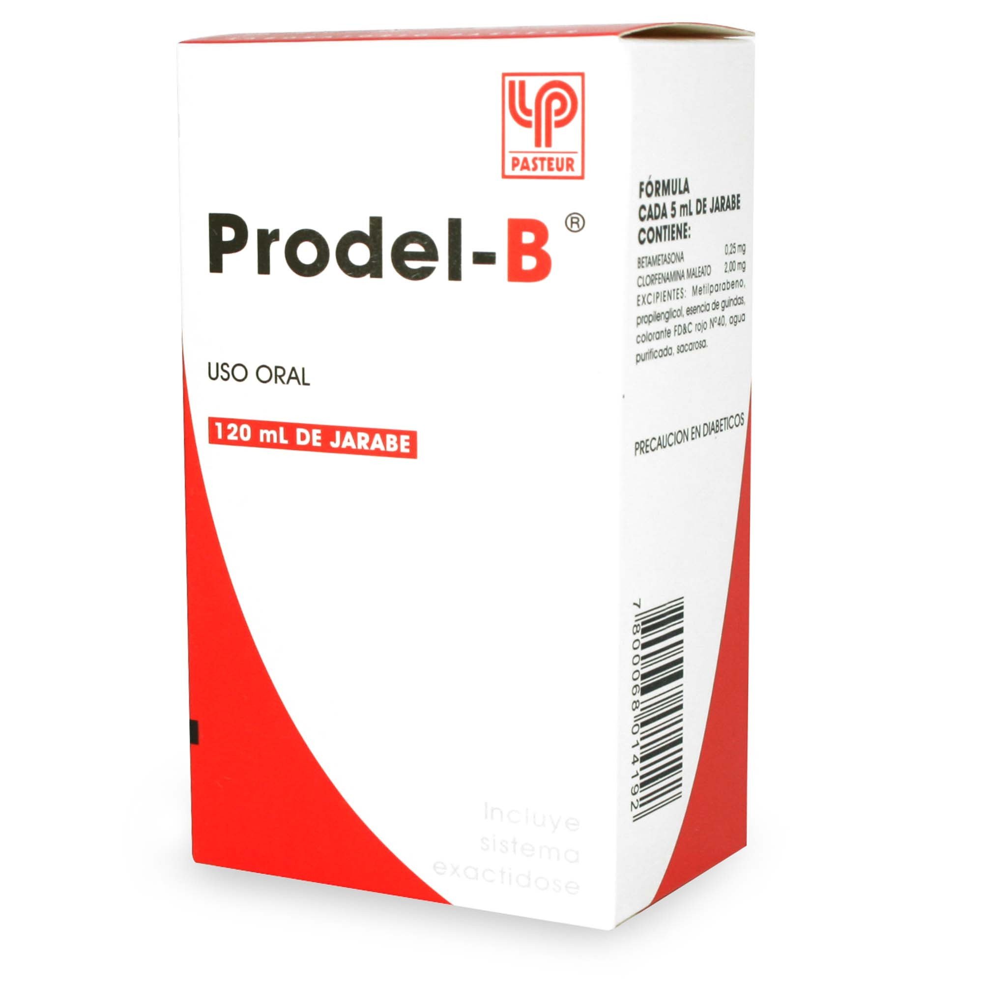 Prodel-B Betametasona 2 mg Jarabe 120 mL
