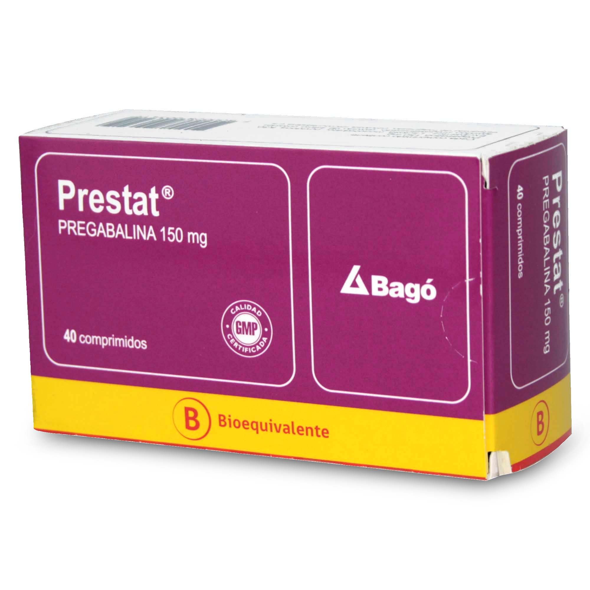 Prestat Pregabalina 150 mg 40 Comprimidos