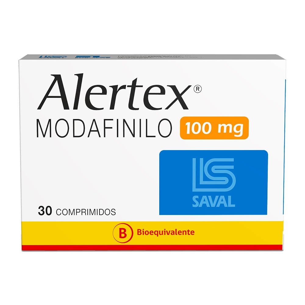Alertex Modafinilo 100 mg 30 Comprimidos