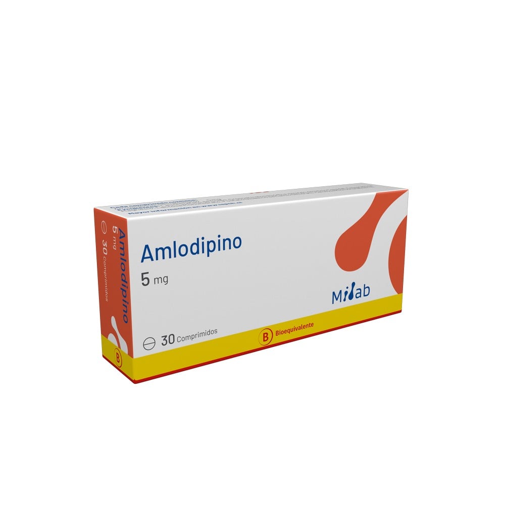 Amlodipino 5 mg 30 Comprimidos