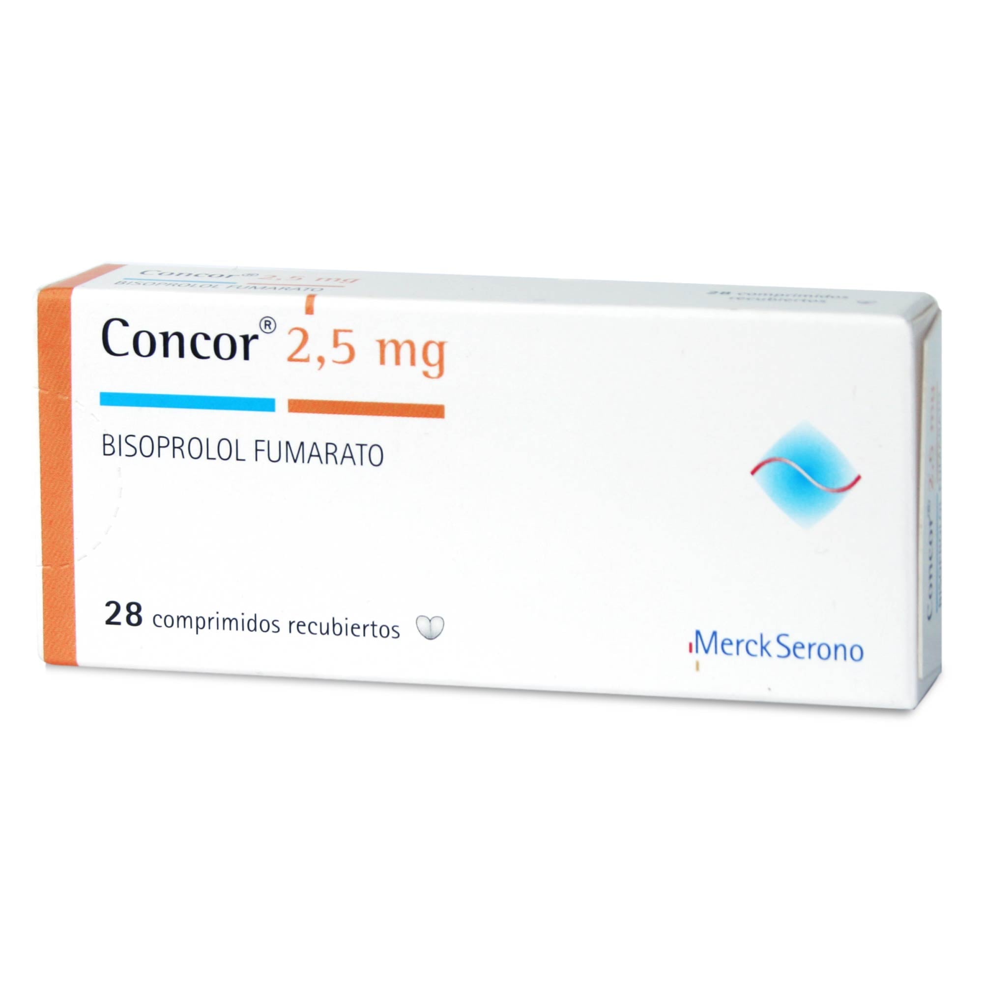 Concor Bisoprolol 2,5 mg 28 Comprimidos Recubiertos