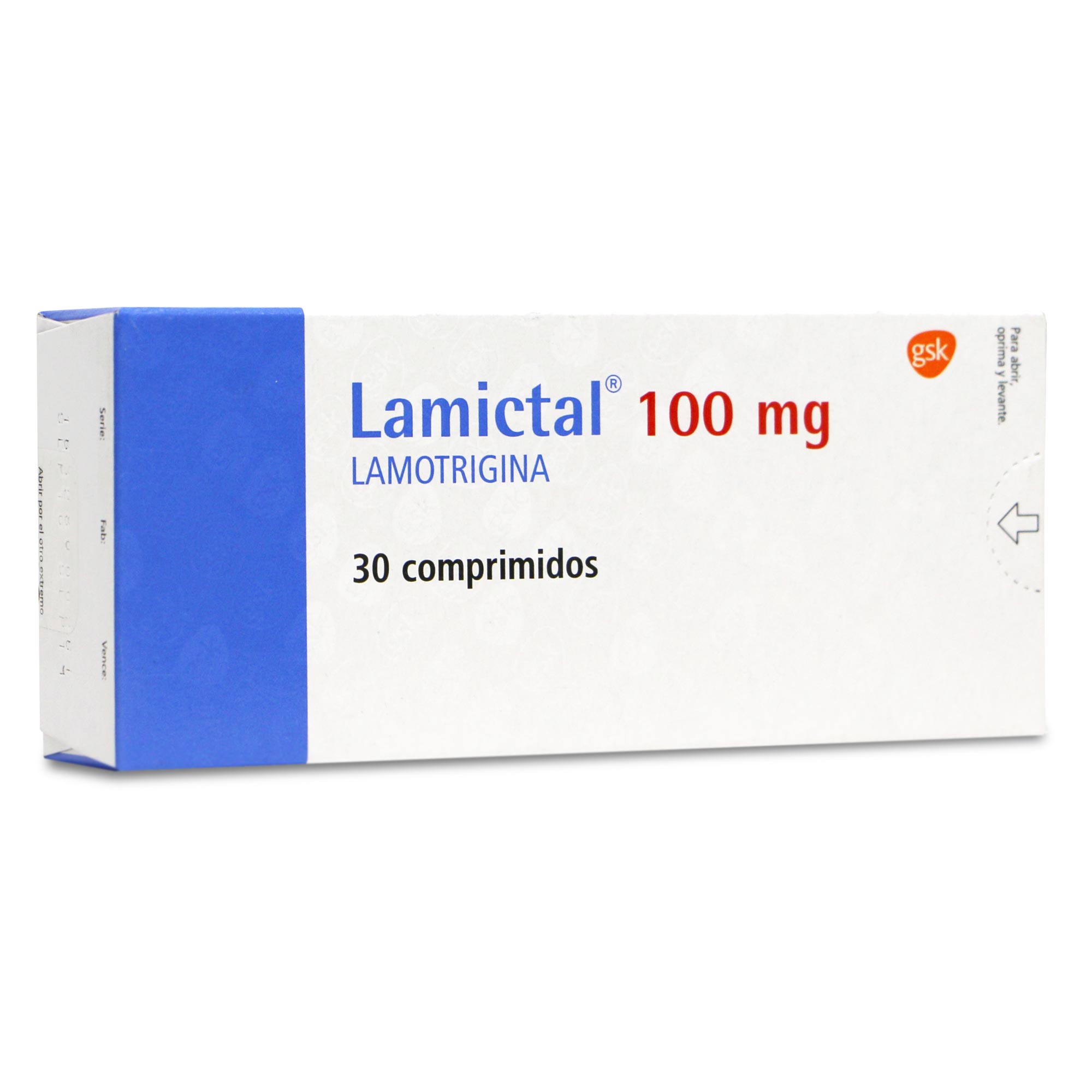 LAMICTAL COMPRIMIDOS 100 mg (LAMOTRIGINA)