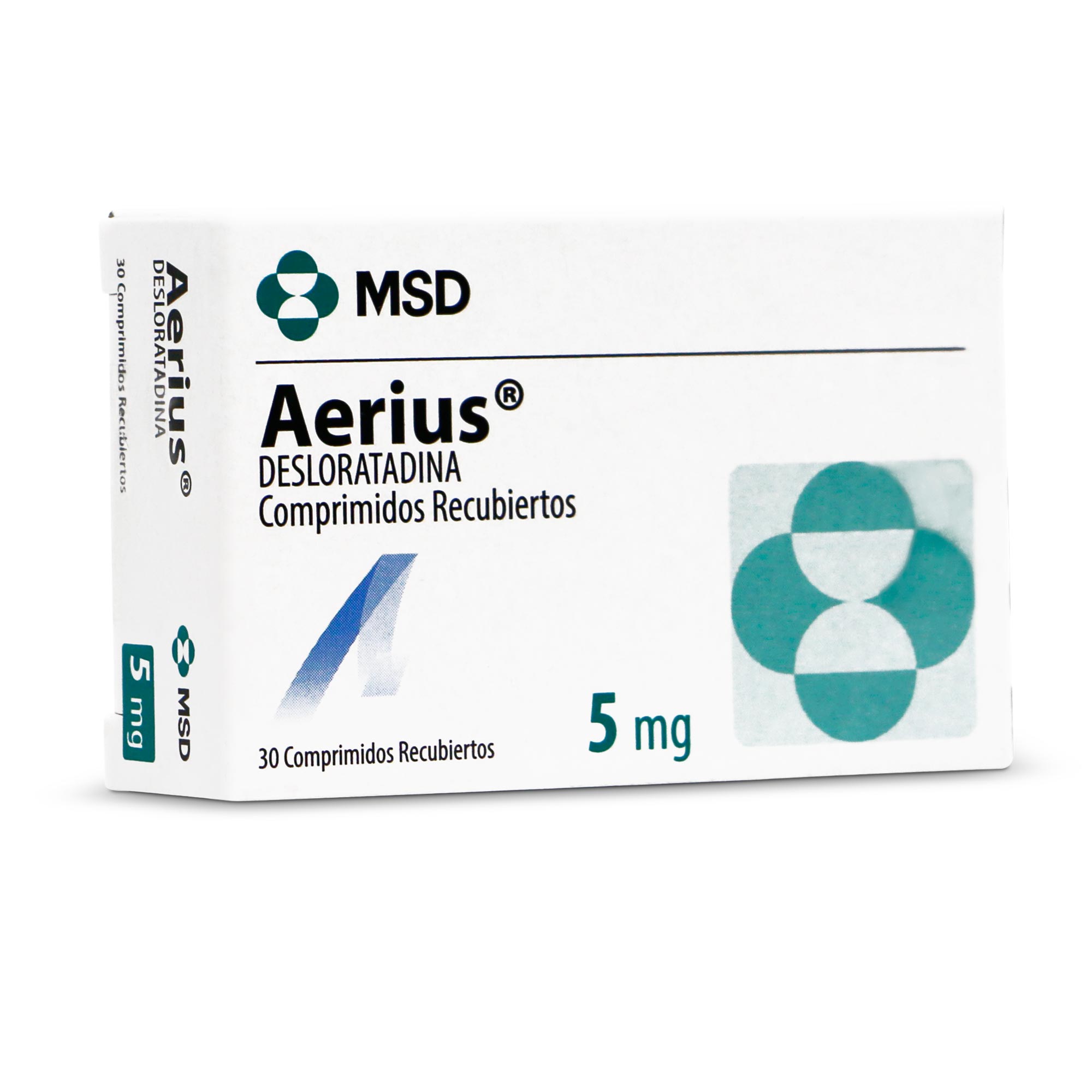 Aerius Desloratadina 5 mg 30 Comprimidos Recubierto
