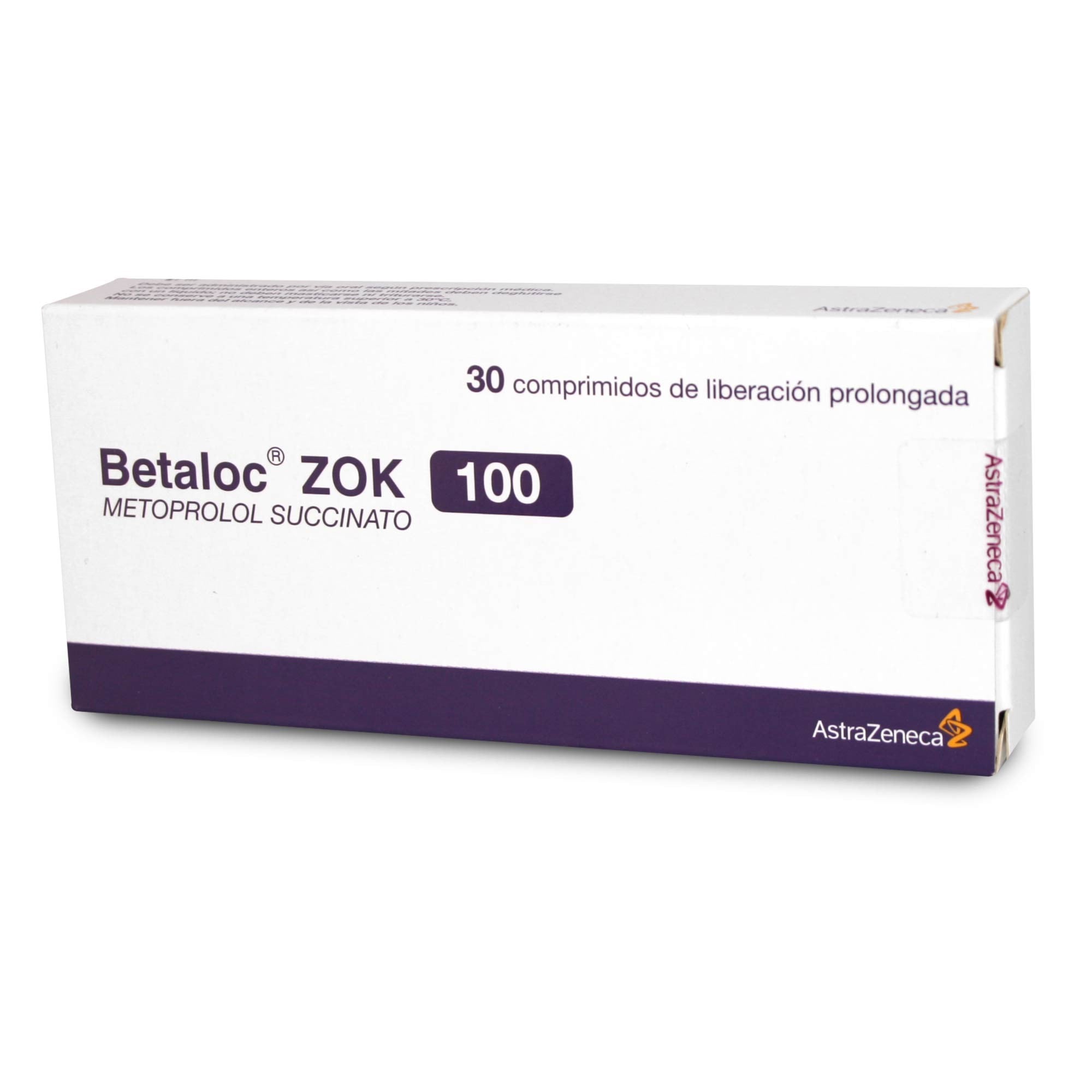 Betaloc Zok Metoprolol Succinato 95 mg 30 Comprimidos