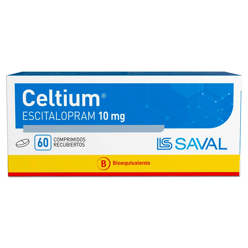 Celtium Escitalopram 10 mg 60 comprimidos