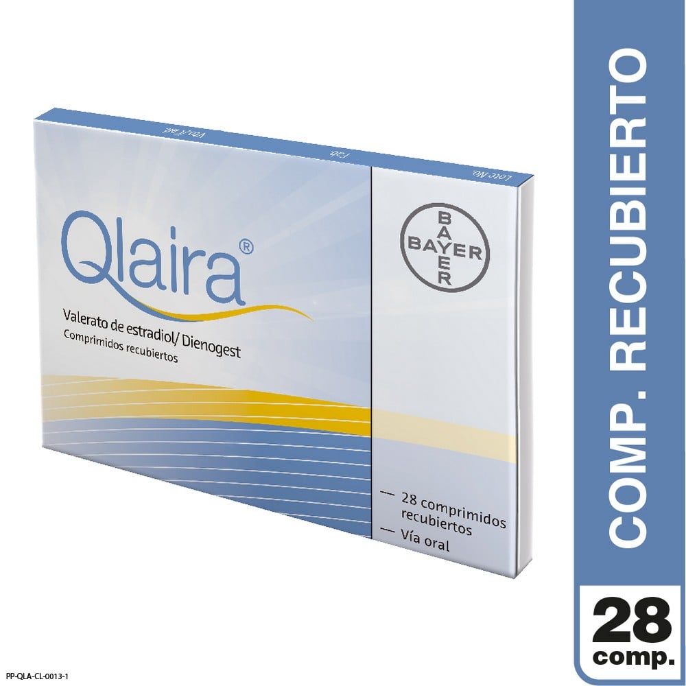 Qlaira Valerato de Estradiol / Dienogest  28 Comprimidos Recubiertos