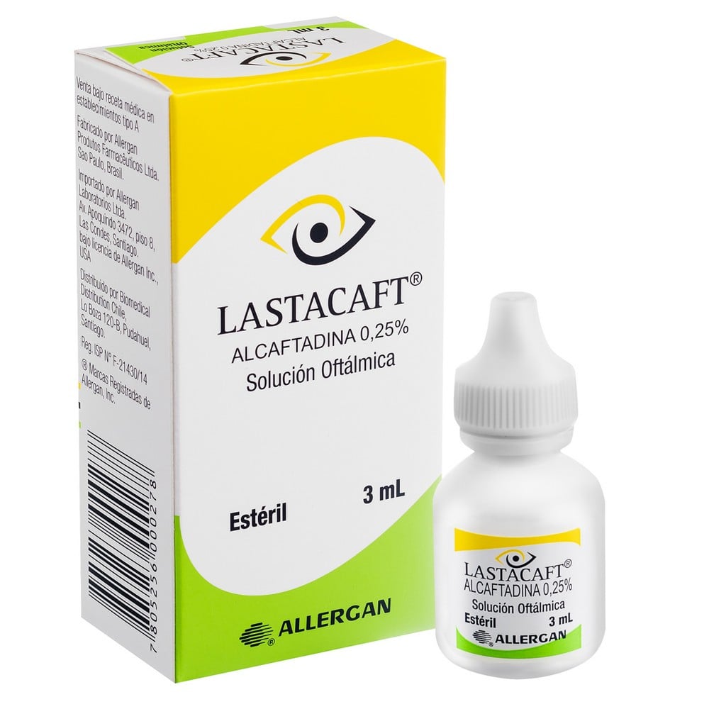 LASTACAFT SOLUCIÓN OFTÁLMICA 0,25% (ALCAFTADINA)