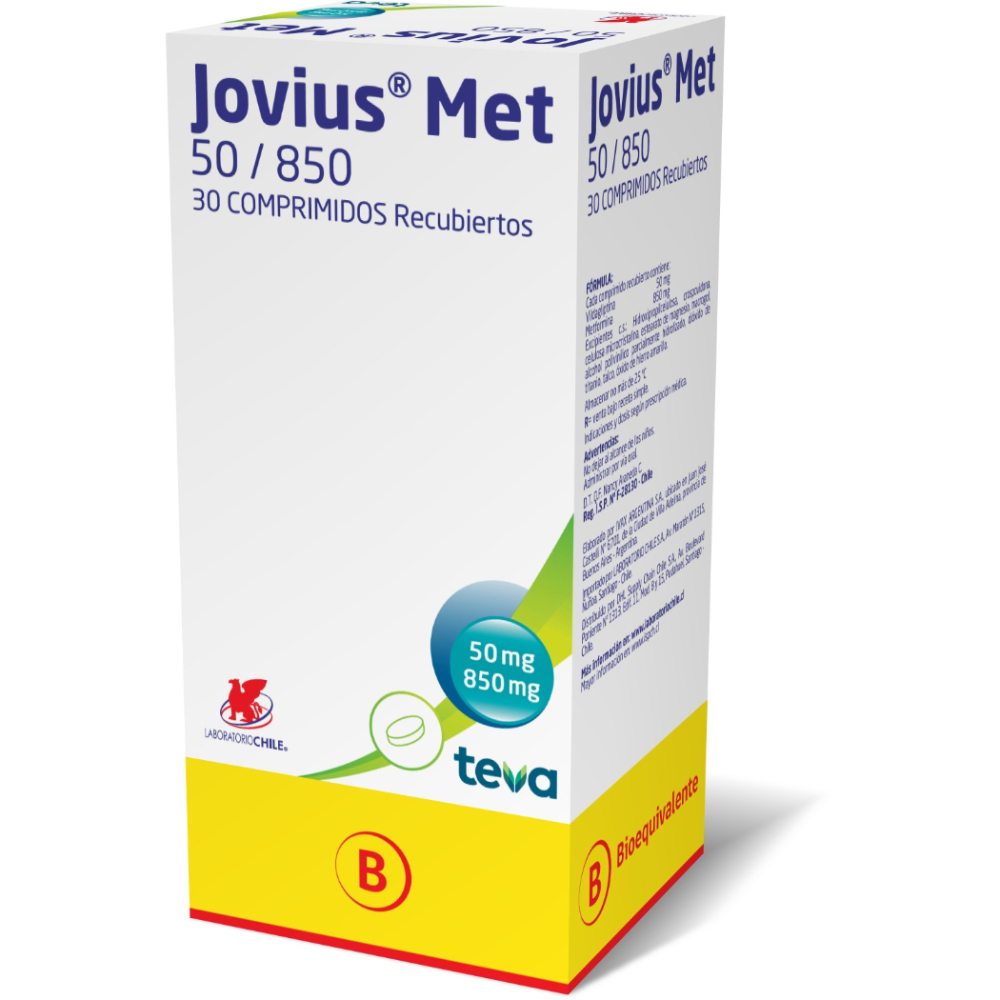 Jovius Met (50/850 mg) 30 comprimidos