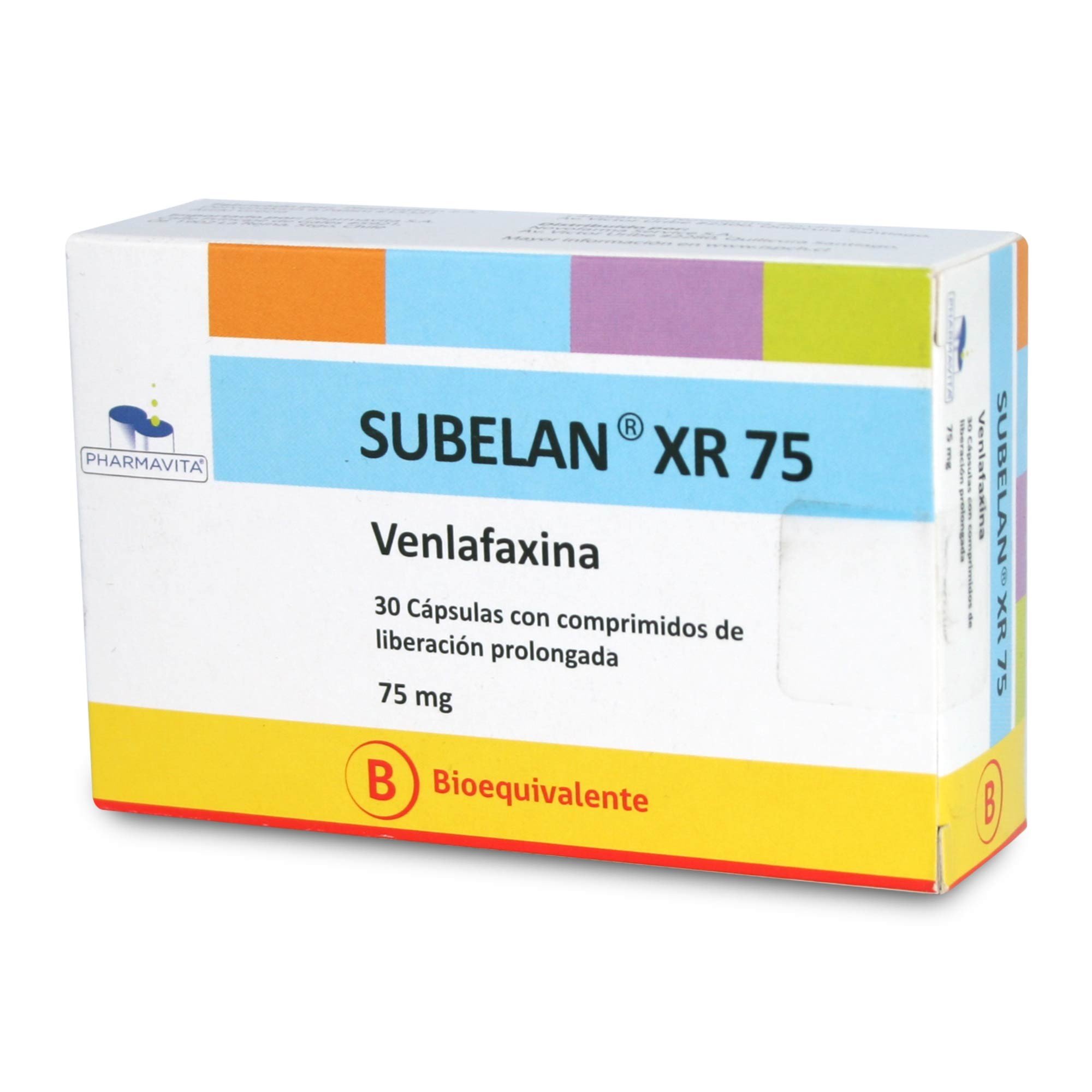 SUBELAN XR CÁPSULAS DE LIBERACIÓN PROLONGADA 75 mg