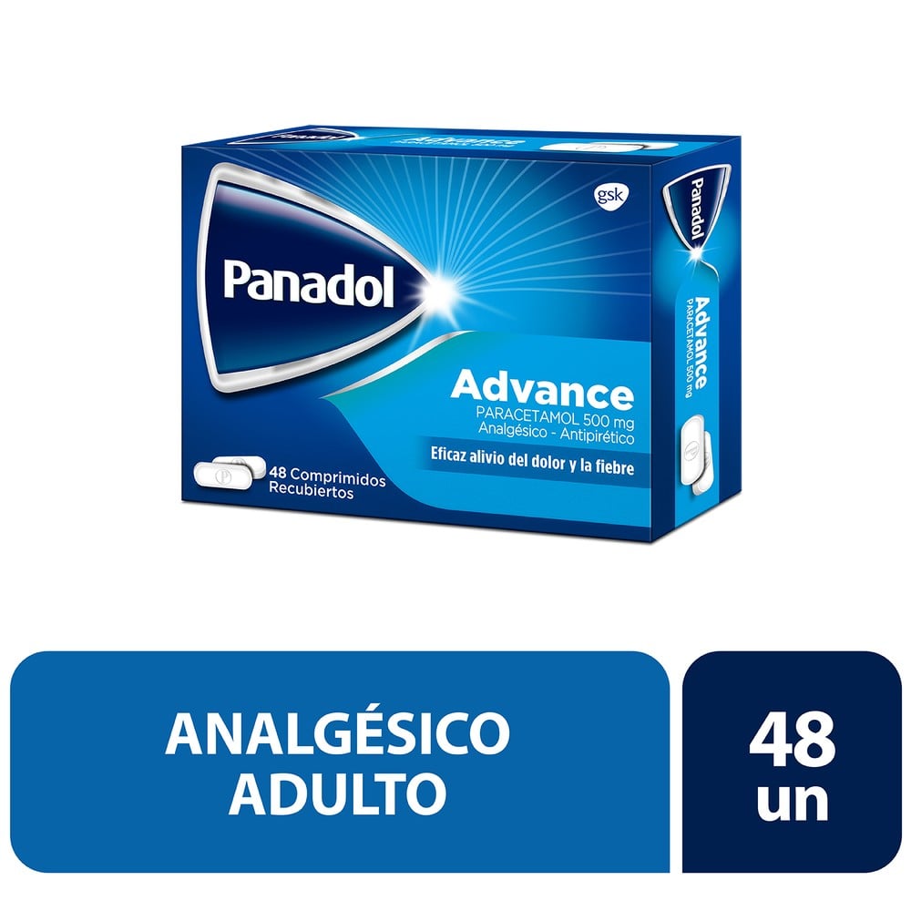 Panadol Advance Paracetamol 500 mg 48 Comprimidos
